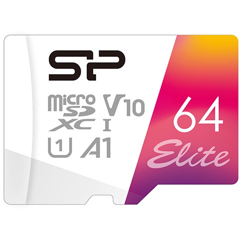 Kartë Memorie SD CARD Micro 64GB Silicon Power UHS-1 Elite/CL.10 ink AdNEU