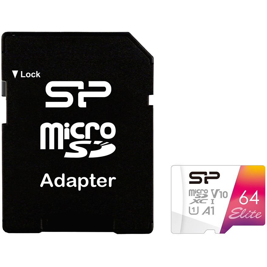 Kartë Memorie SD CARD Micro 64GB Silicon Power UHS-1 Elite/CL.10 ink AdNEU - Figura 2