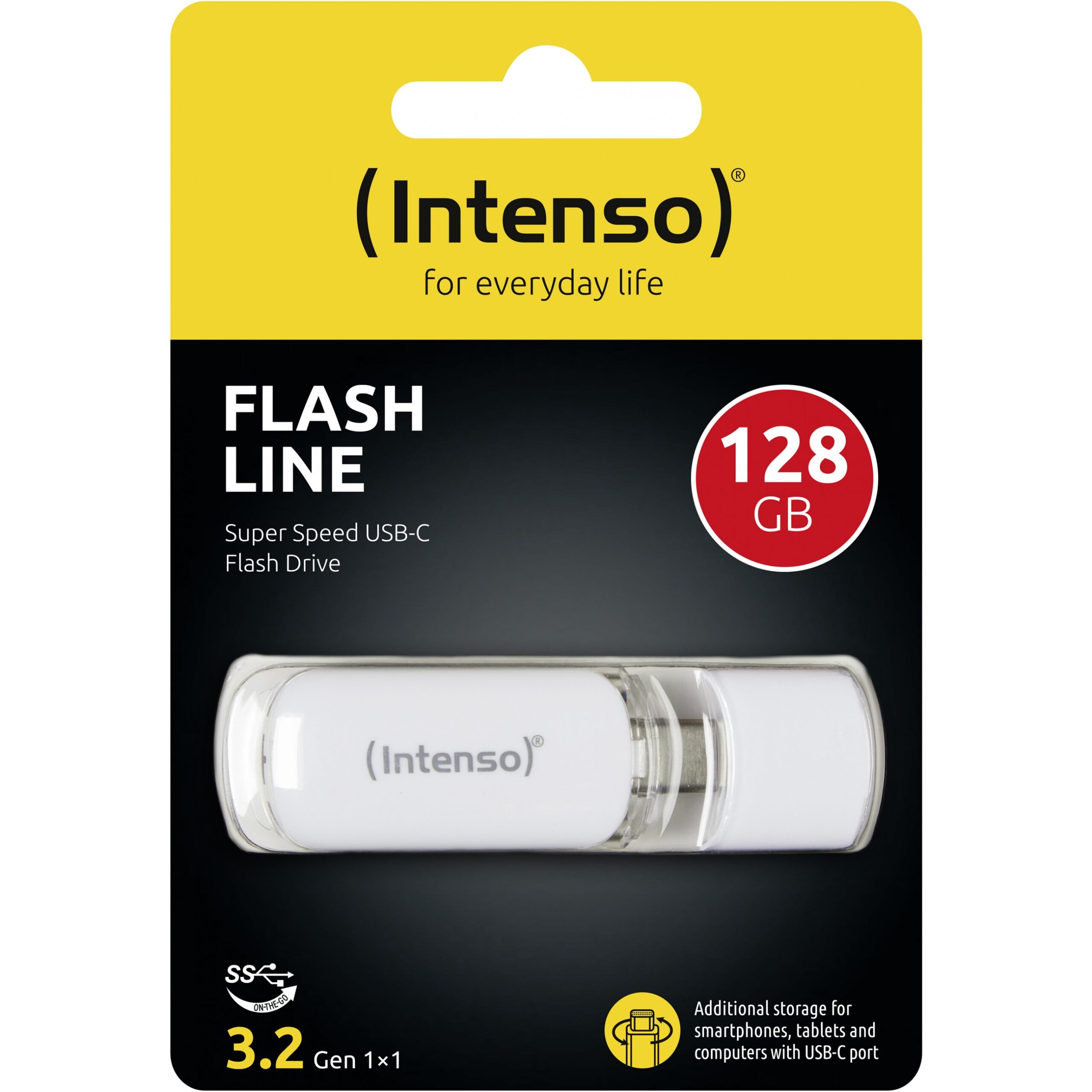 USB Flash Drive STICK Intenso Flash Line 128 GB - e bardhë - Figura 5