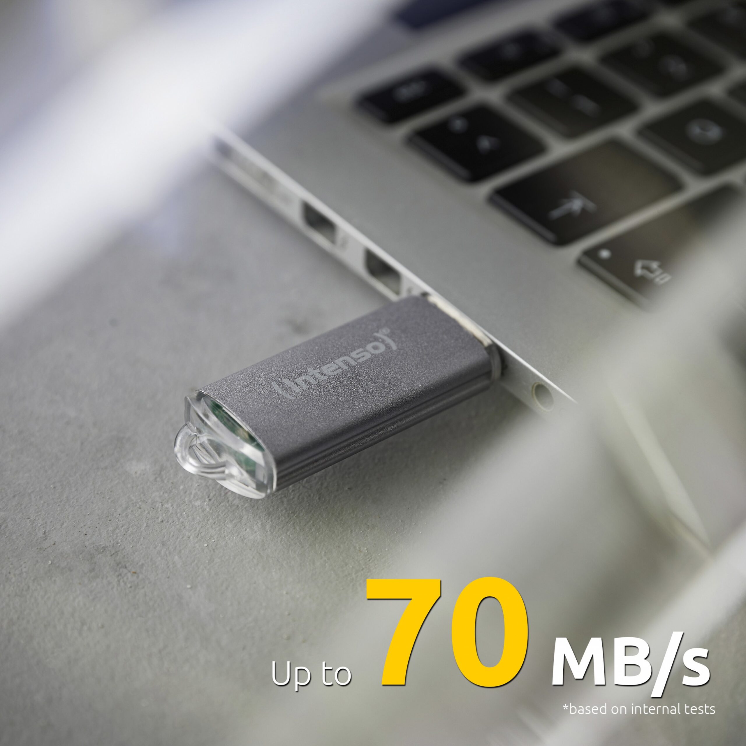 USB Flash Drive STICK Intenso Jet Line Aluminium 32GB 3.2 Gen 1x1 - Silver - Figura 4