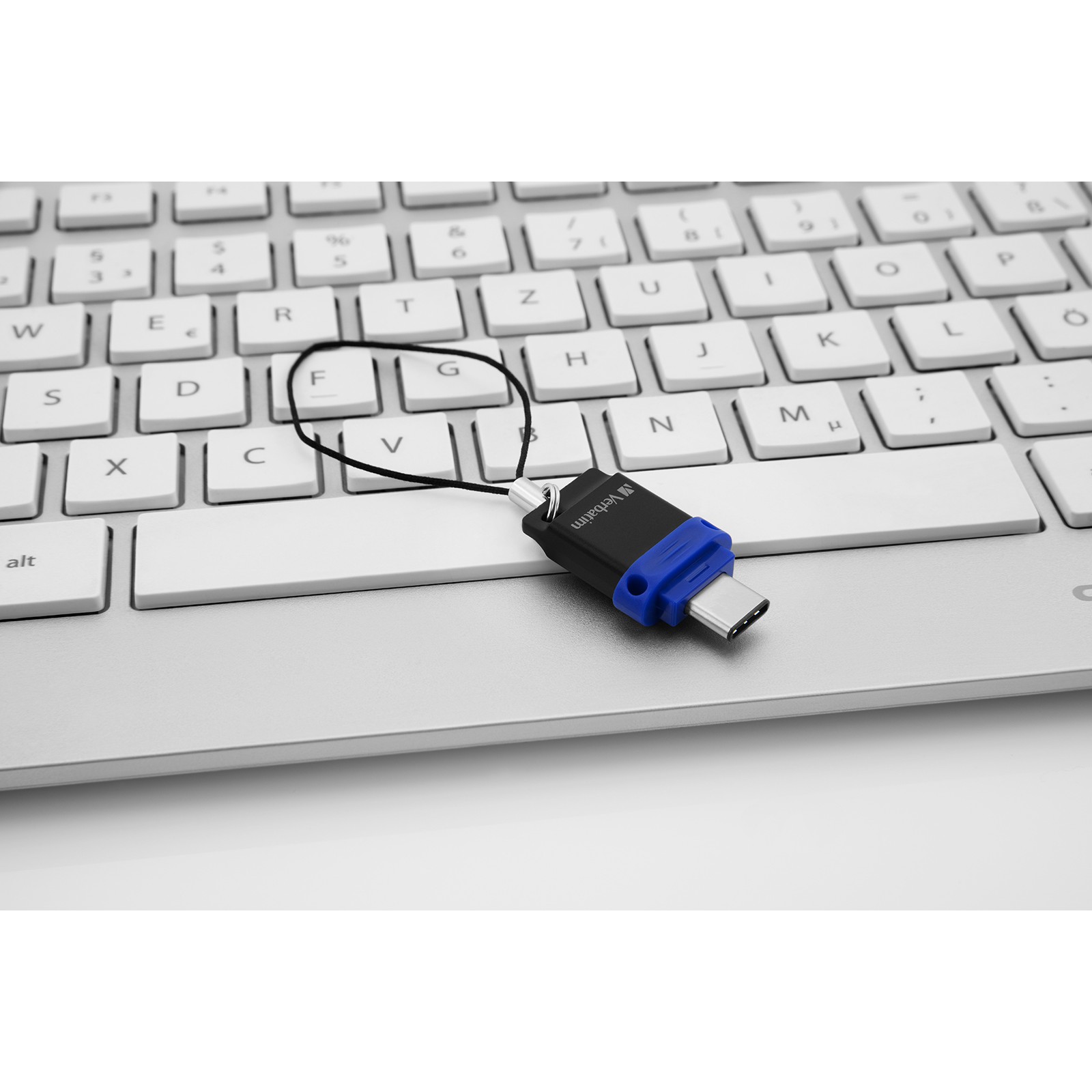 USB Flash Drive STICK 32GB Verbatim 3.0 Store'n Go Dual Drive USB TypC - e zezë - Figura 2