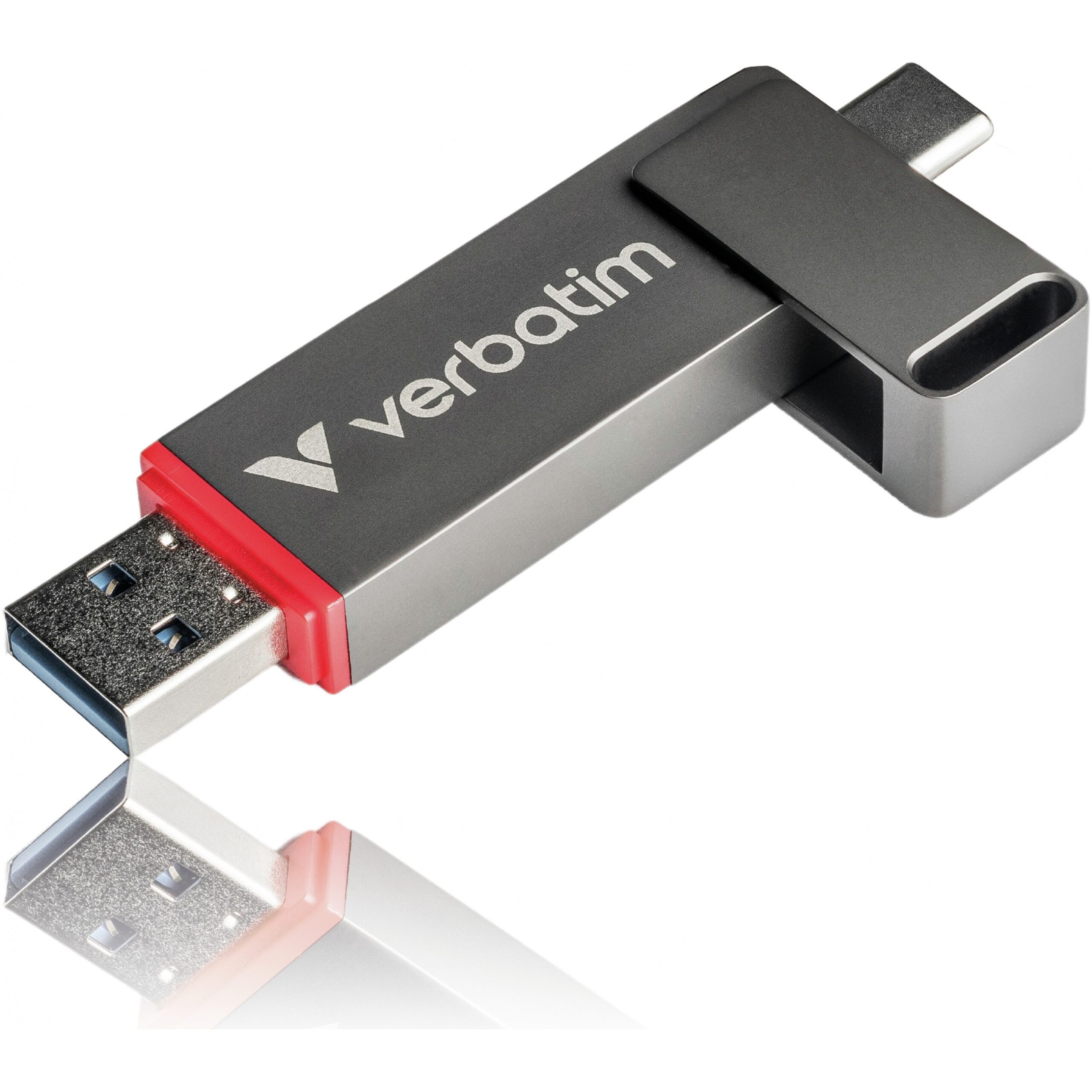 USB Flash Drive STICK Verbatim Dual QuickStick 256GB USB-A/C 3.2 Gen1 - Silver - Figura 5