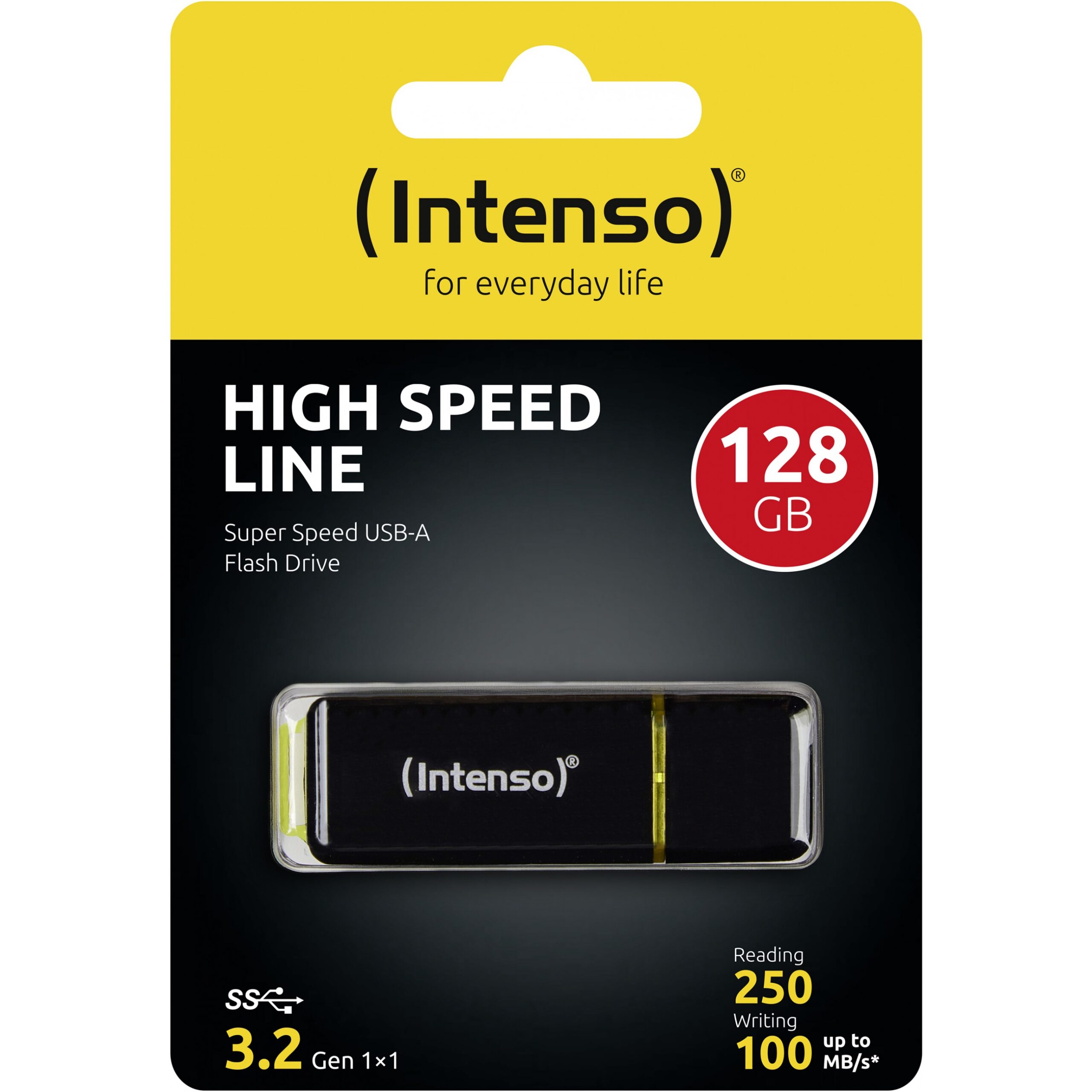 USB Flash Drive STICK Intenso High Speed Line 128 GB - e zezë - Figura 3