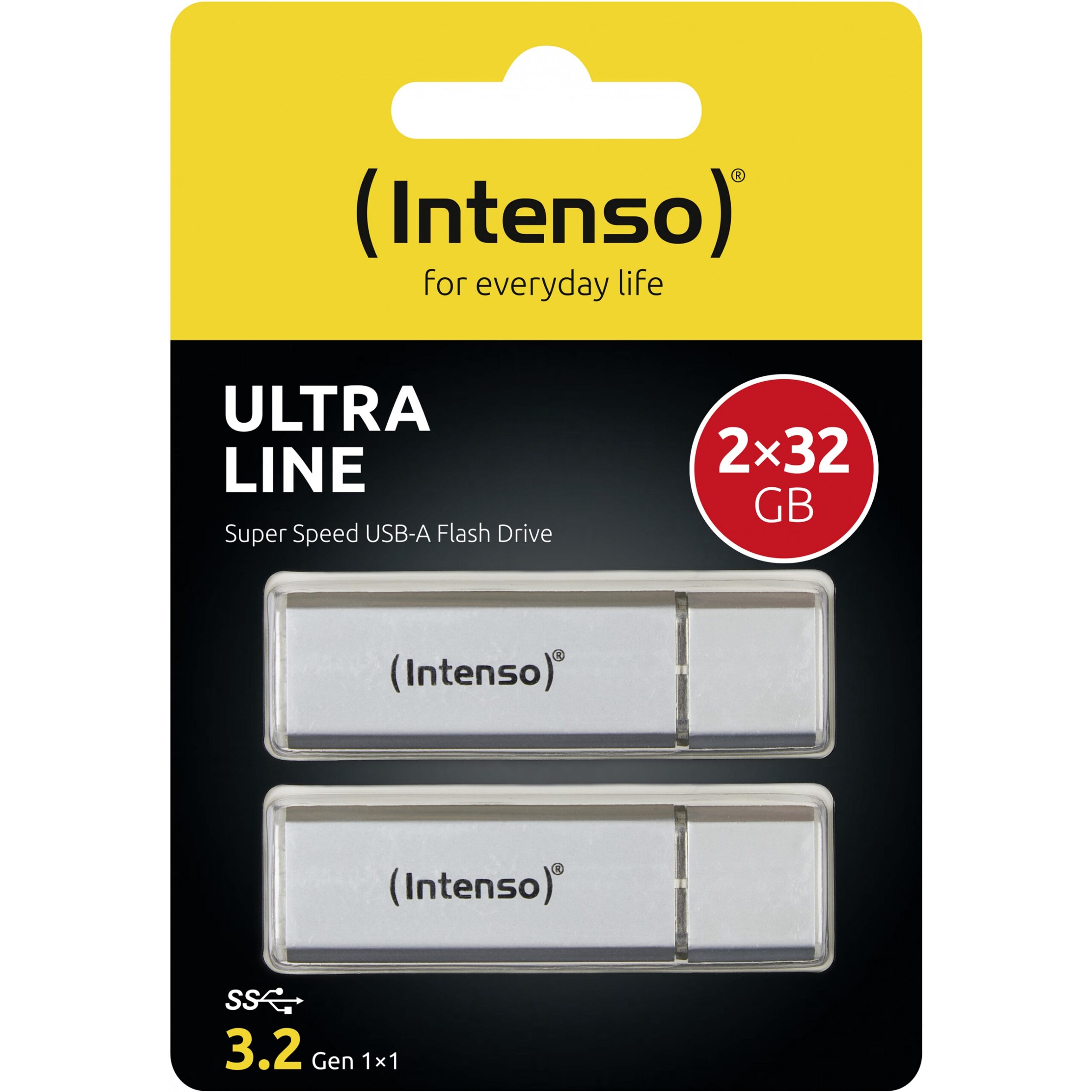 USB Flash Drive STICK Intenso 3.2 32GB Ultra Line double pack - Silver - Figura 4