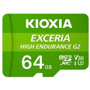 Kartë Memorie SD CARD KIOXIA microSD-Card Exceria High Endurance 64GB