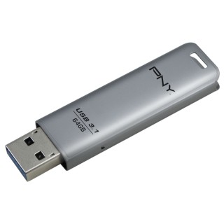 USB Flash Drive STICK 64GB PNY Elite Steel USB 3.1 - Gri - Figura 4