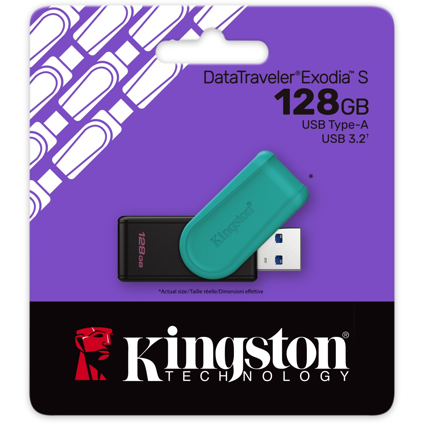 USB Flash Drive STICK 128GB Kingston DataTraveler Exodia S USB 3.2 - Gjelbë - Figura 3