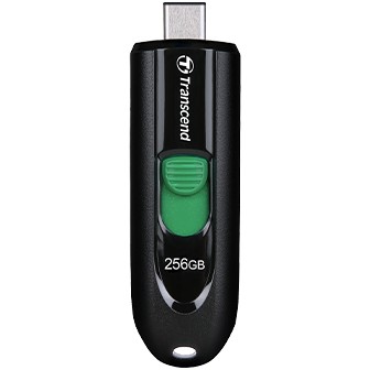 USB Flash Drive STICK 256GB Transcend JetFlash 790C USB 3.2 - e zezë