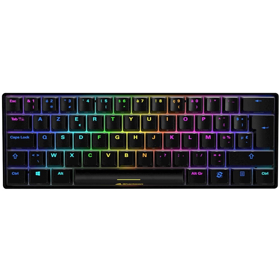 Tastierë Gaming Sharkoon SGK50 S4 Kailh Red Wired / French Layout / AZERTY - Zezë