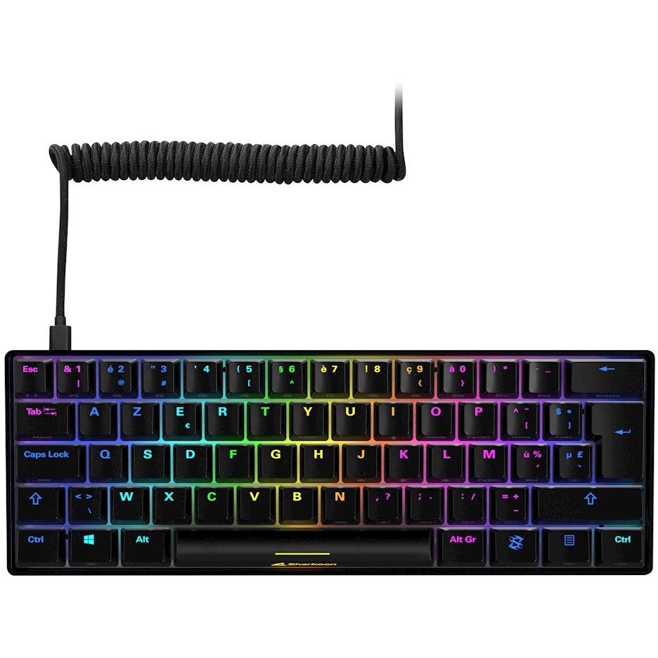 Tastierë Gaming Sharkoon SGK50 S4 Kailh Red Wired / French Layout / AZERTY - Zezë - Figura 2