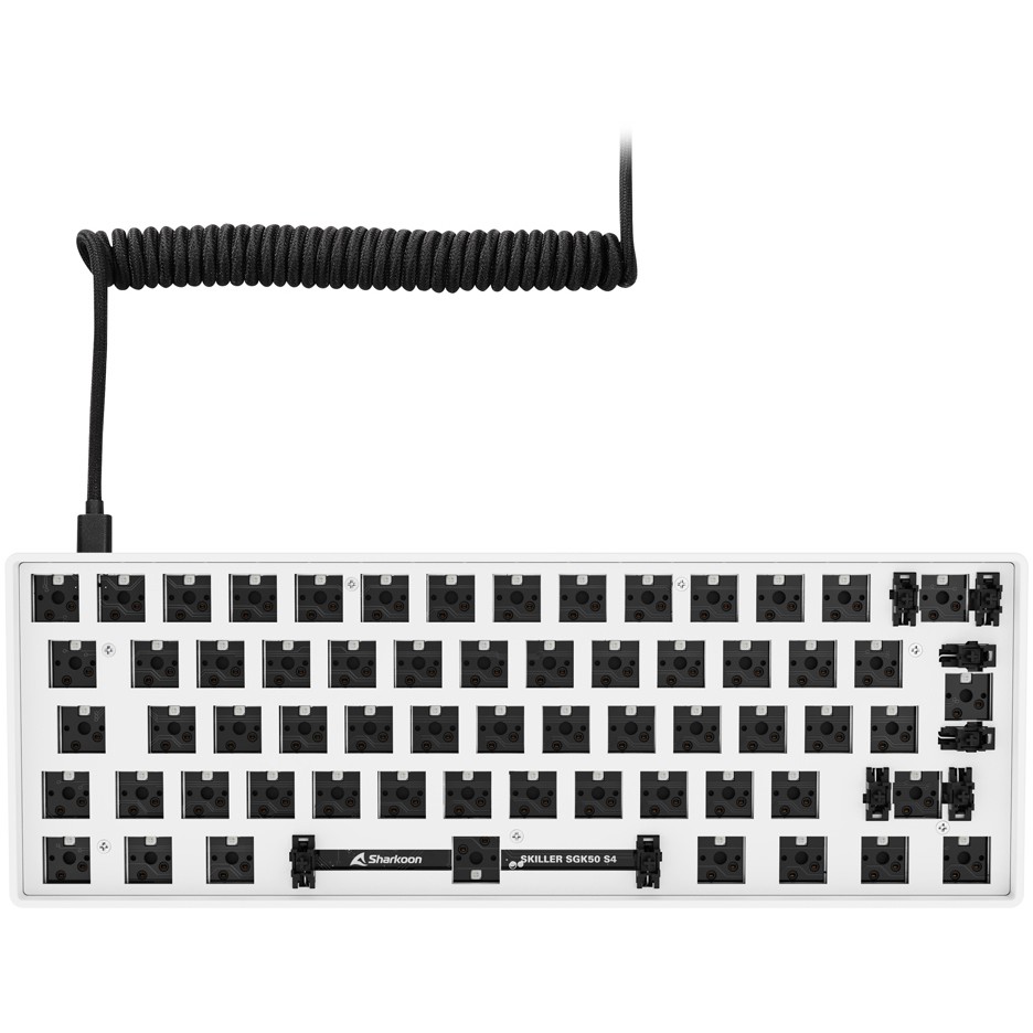 Tastierë Gaming Sharkoon SGK50 S4 Barebone / ISO layout / No keycaps / Bardhë - Figura 2