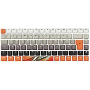 Set gaming Sharkoon SKILLER SGK50 S3 D6 / 85 keycaps PBT+Mauspad XXL 900 x 400 x 2.5mm - Portokalli / Gri