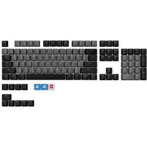 Aksesor për tastierë Sharkoon SKILLER SAC20 / US ANSI layout / 114 copë - Zezë