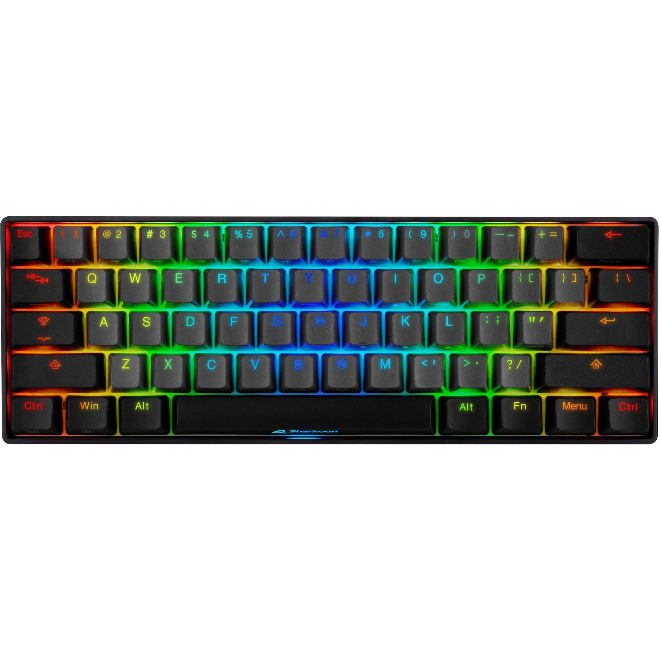 Aksesor për tastierë Sharkoon SKILLER SAC20 S4 / US ANSI layout / 61 copë - Zezë / Gri - Figura 5