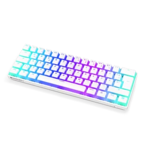 Tastierë Gaming Endorfy Thock Compact Kailh Box Red / Wireless & Wired / German Language - Bardhë