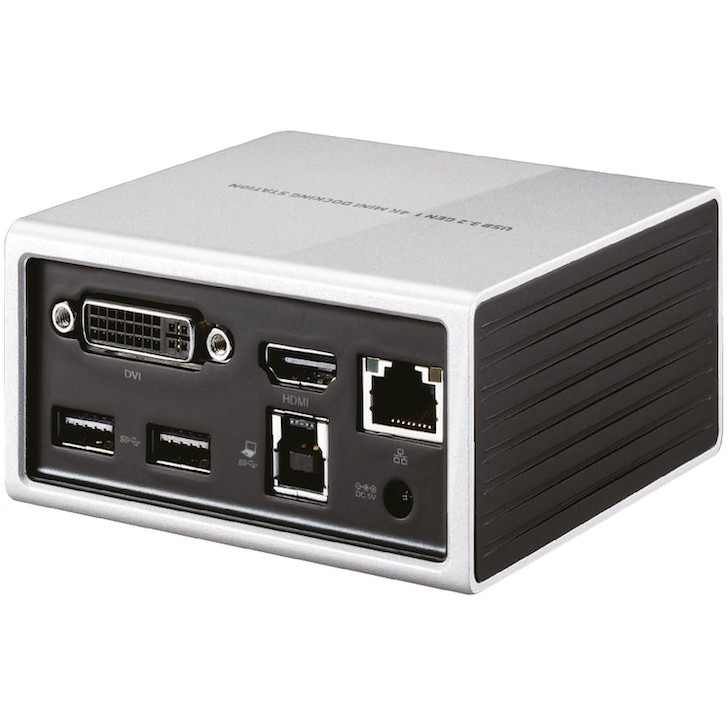 Docking Station Mini Club3D USB 3.0 / 4x USB 3.0 / HDMI / DVI / LAN / 4K - Argjend - Figura 2