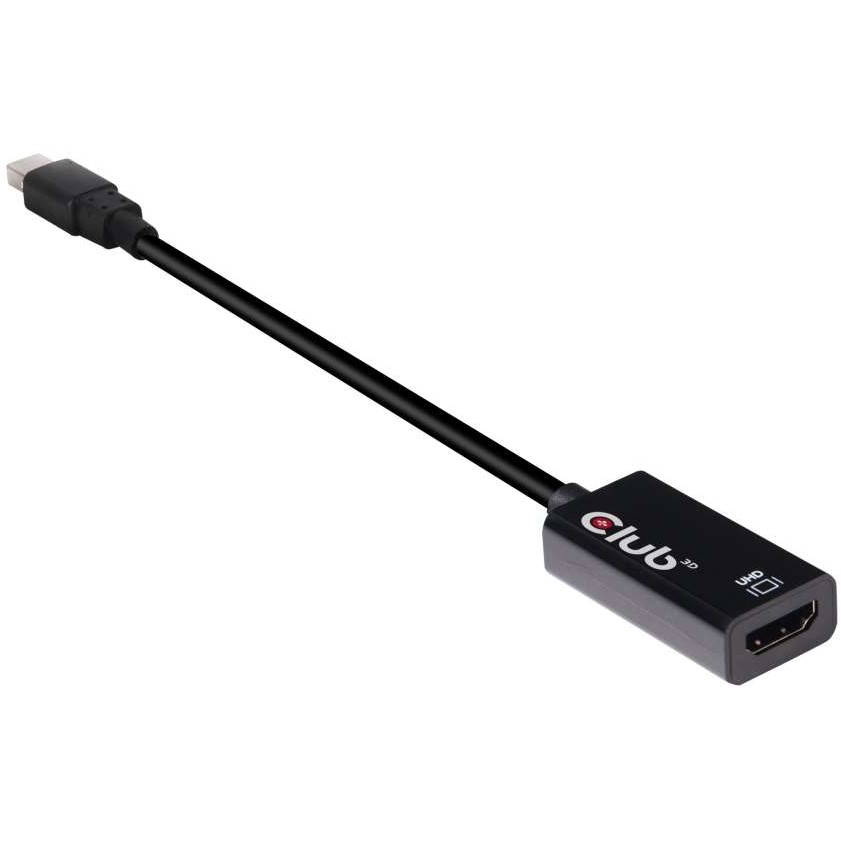 Adapter Club3D / Mini DisplayPort Plug → HDMI 2.0b Plug / Aktiv / HDR / 4K / 60Hz - Zezë