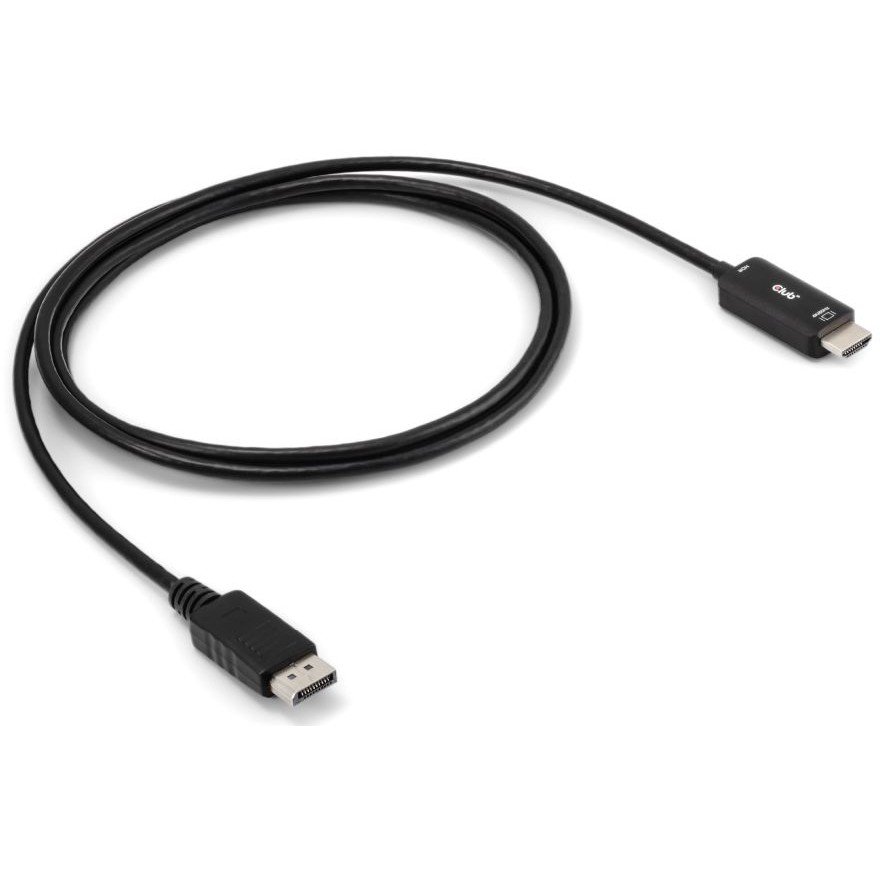 Kabllo DisplayPort Club3D / DisplayPort 1.4 Plug → HDMI-A Plug / Aktiv / HDR / 4K / 60Hz / 2m - Zezë - Figura 2