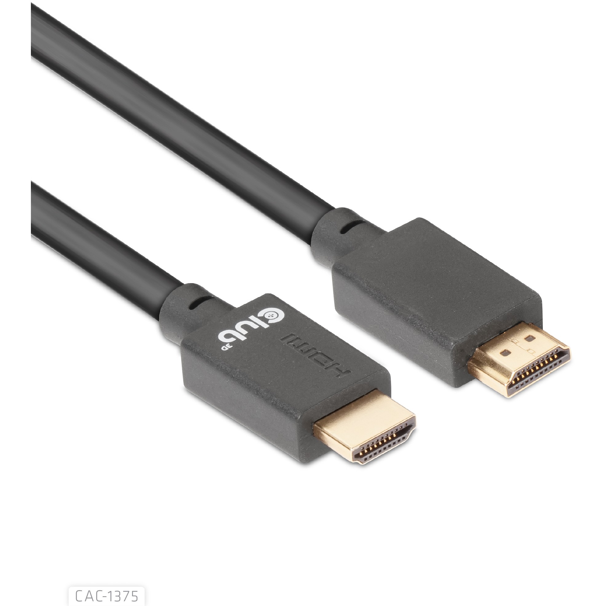 Kabllo HDMI Club3D / HDMI-A Plug → HDMI-A Plug / Version 2.1 / Ultra High Speed / 10K HDR / 5.0m - Zezë - Figura 5