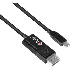 Club3D Kabllo USB 3.1 Type‑C → DisplayPort 1.4 / 8K60Hz UHD / 1.8m / St–St