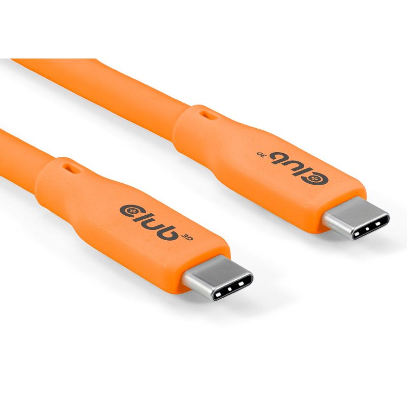 Club3D Lifestyle Kabllo USB‑C / PD 240W / 20 Gbps / 2.0m / St–St - Portokalli