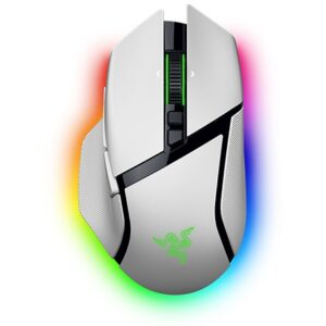 Maus Gaming Razer Basilisk V3 Pro RGB Wireless & Wired / 35K DPI / 10+1 Butona   – Bardhë