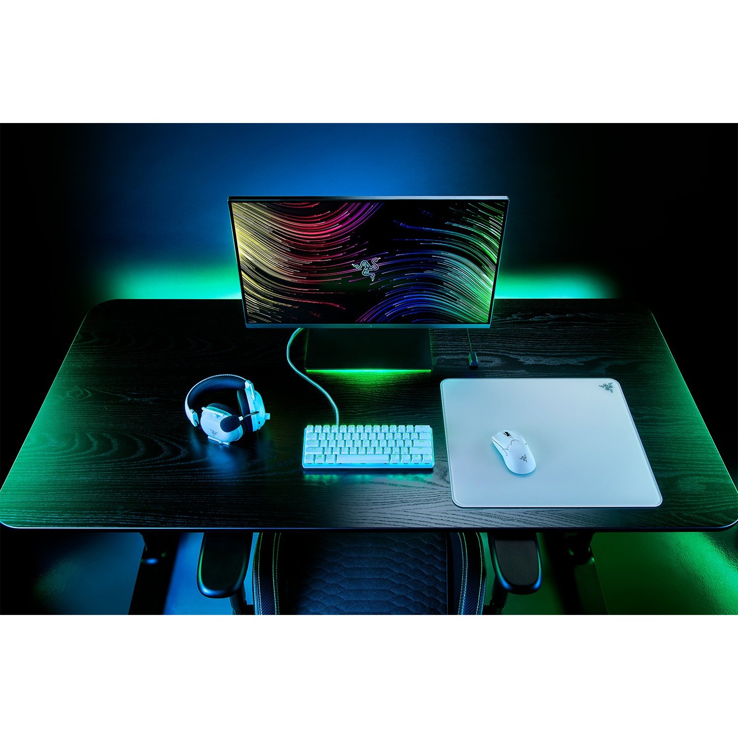 Mauspad Razer Atlas 450x400x5mm - Bardhë - Figura 4