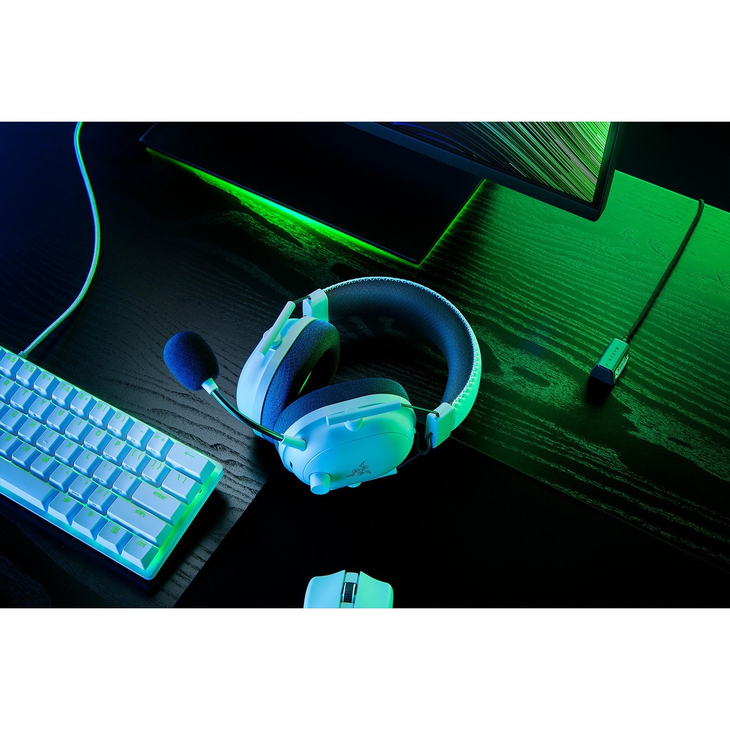 Kufje Gaming Razer BlackShark V2 Pro 2023 – Bluetooth / 2.4 GHz – Bardhë - Figura 3