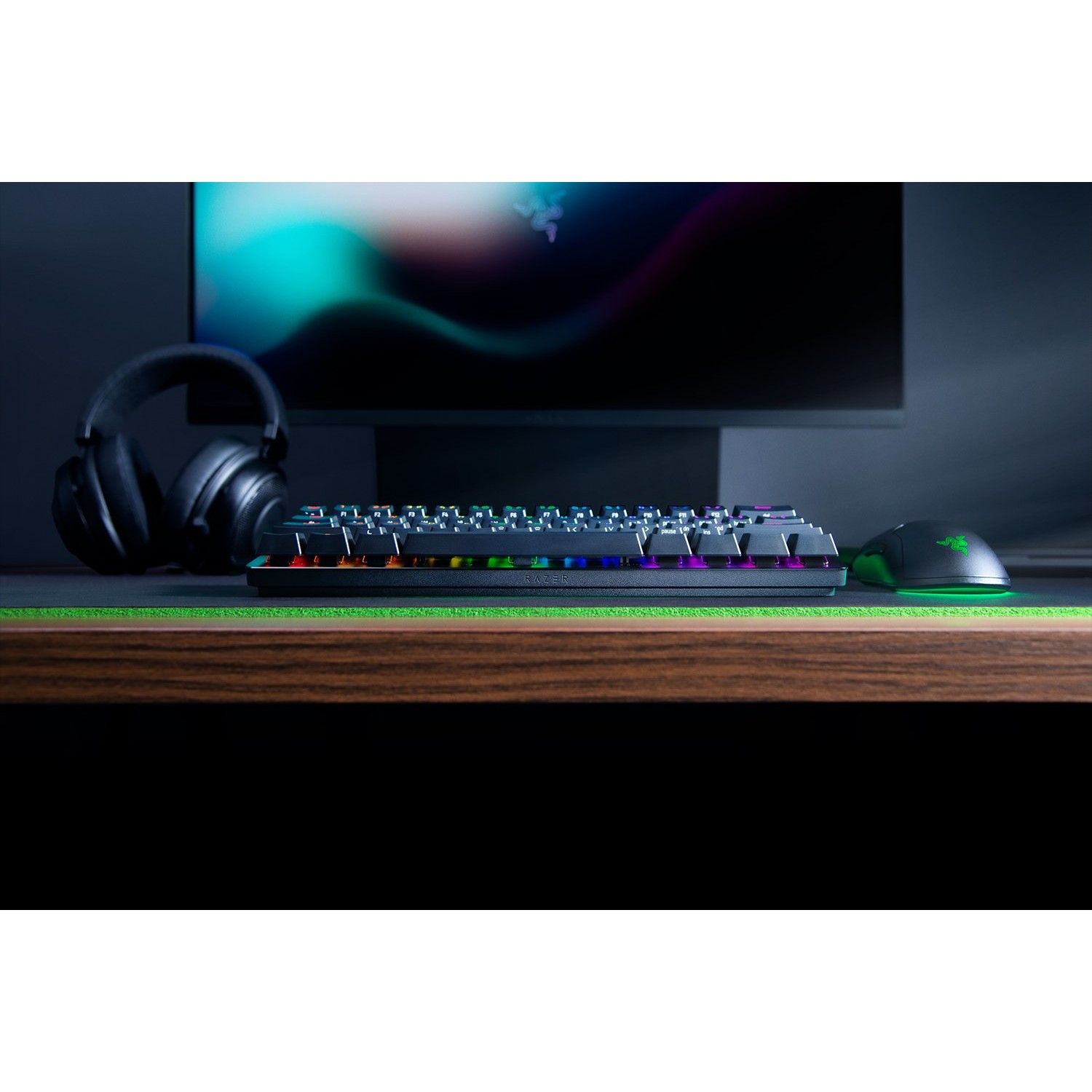 Tastierë Gaming Razer Huntsman Mini / Linear Optical Red Switches / Wired QWERTZ - Zezë - Figura 5