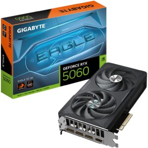 Kartelë Grafike NVIDIA RTX 5060 8GB GDDR7 Gigabyte EAGLE OC