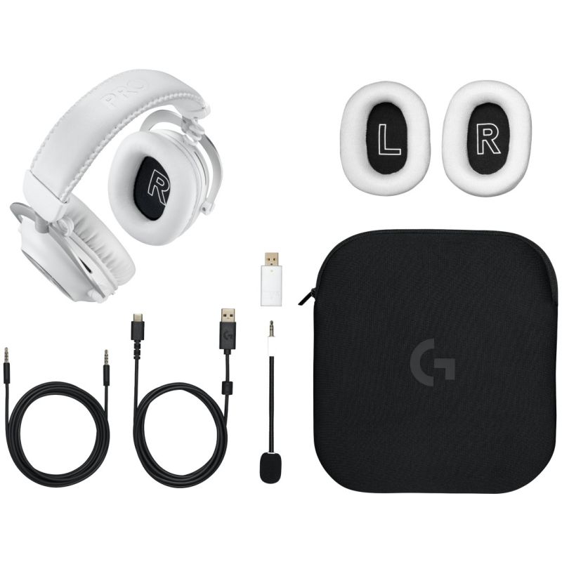 Kufje Gaming Logitech Pro X 2 Headset / 981-001269 – Bardhë