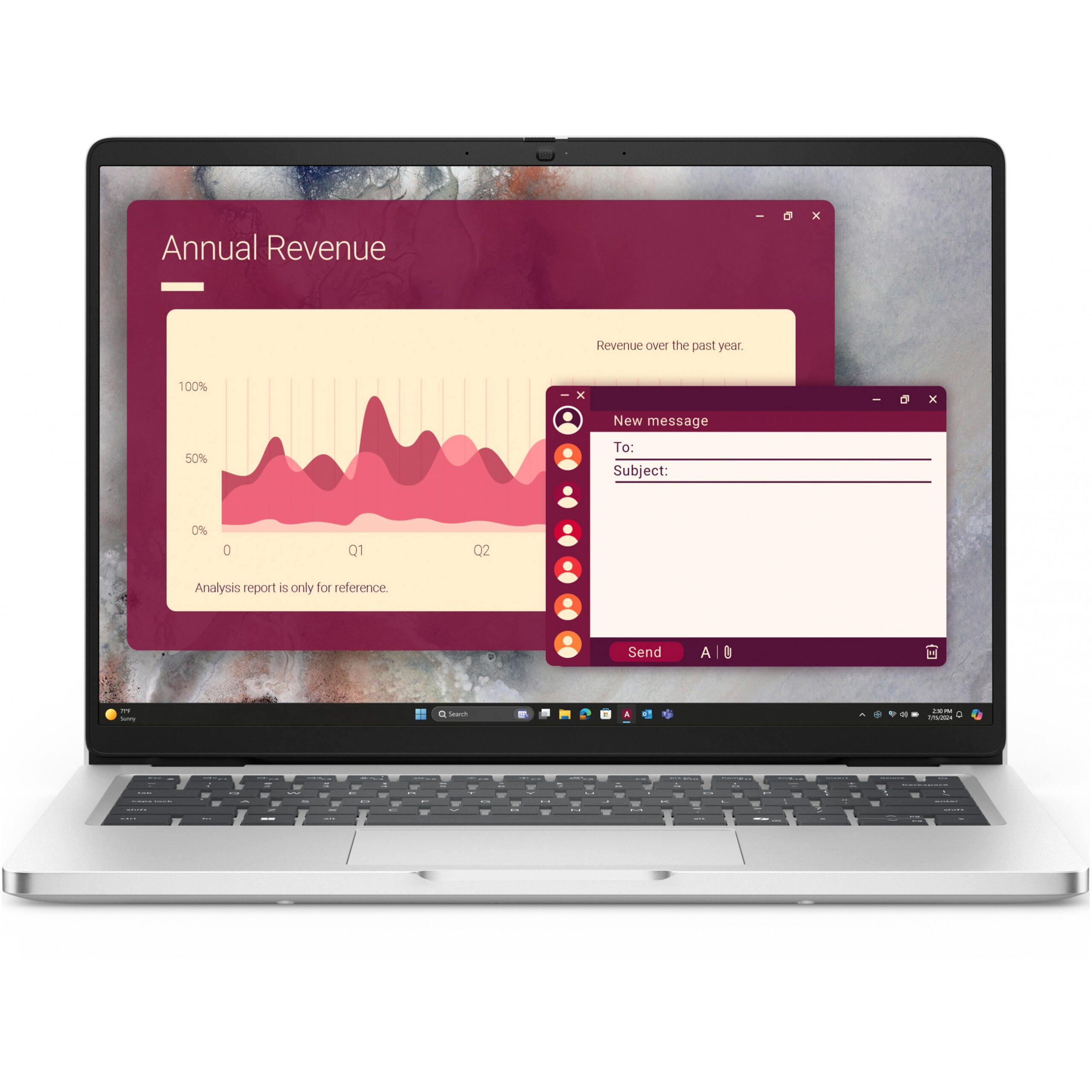 Laptop për punë Dell Pro 14 PC14250 / Ultra 7-255U / 16GB DDR5 / 512GB / 14" Full HD+ IPS / Intel Graphics / DE - Argjendi