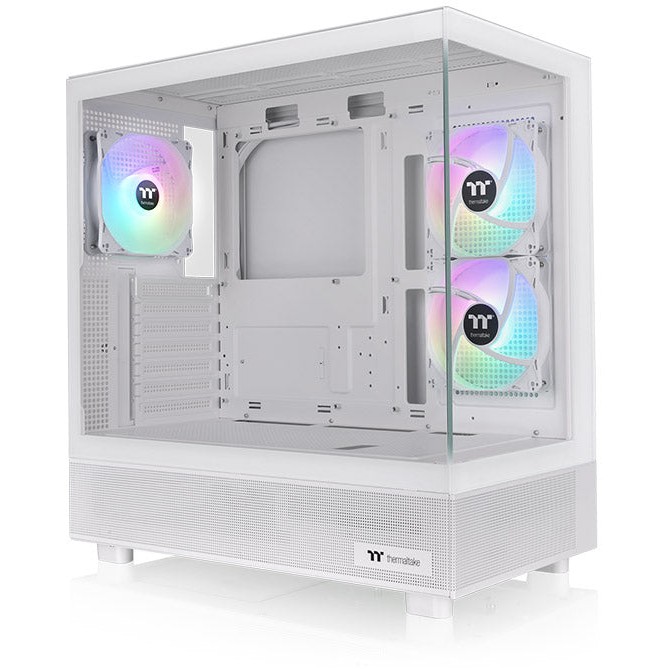 Kasë Thermaltake View 270 Plus TG ARGB Mid Tower – Bardhë