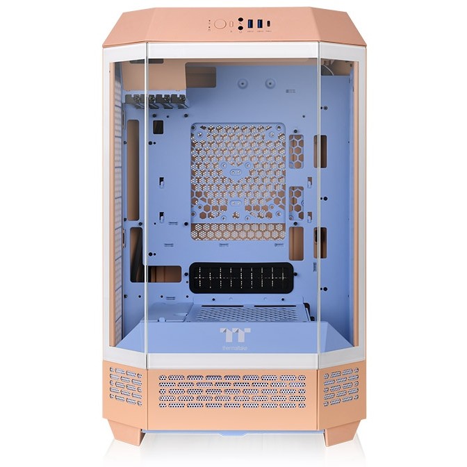 Kasë Thermaltake The Tower 300 Mid Tower – Peach Fuzz - Figura 2