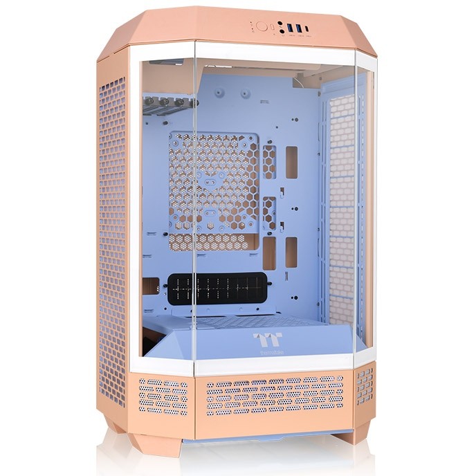 Kasë Thermaltake The Tower 300 Mid Tower – Peach Fuzz - Figura 3