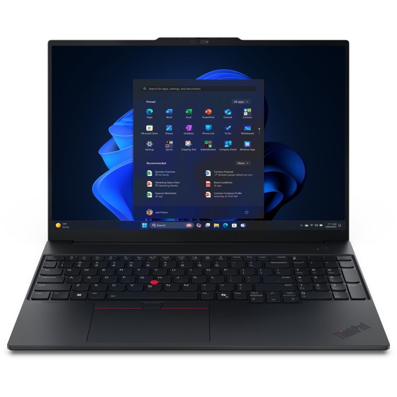 Laptop Lenovo ThinkPad E16 G3 / Ultra 5 225U / 8GB DDR5 / 256GB / 16" WUXGA IPS / Intel Graphics / DE / e zezë