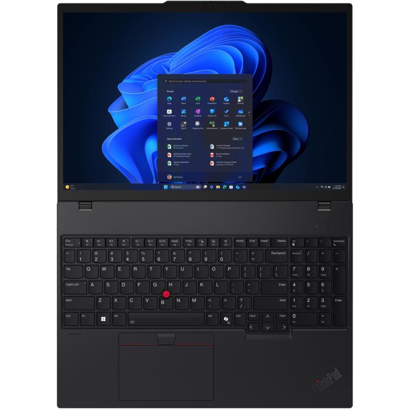 Laptop Lenovo ThinkPad T16 G4 / Ultra 7 255U / 32GB / 1TB / 16" WUXGA IPS / Intel Graphics / DE / e zezë - Figura 4