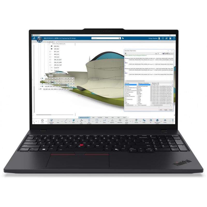 Laptop Lenovo ThinkPad P16s AMD G4 / Ryzen AI 7 350 / 32GB DDR5 / 1TB / 16" WUXGA IPS / AMD Radeon 860M / DE / e zezë