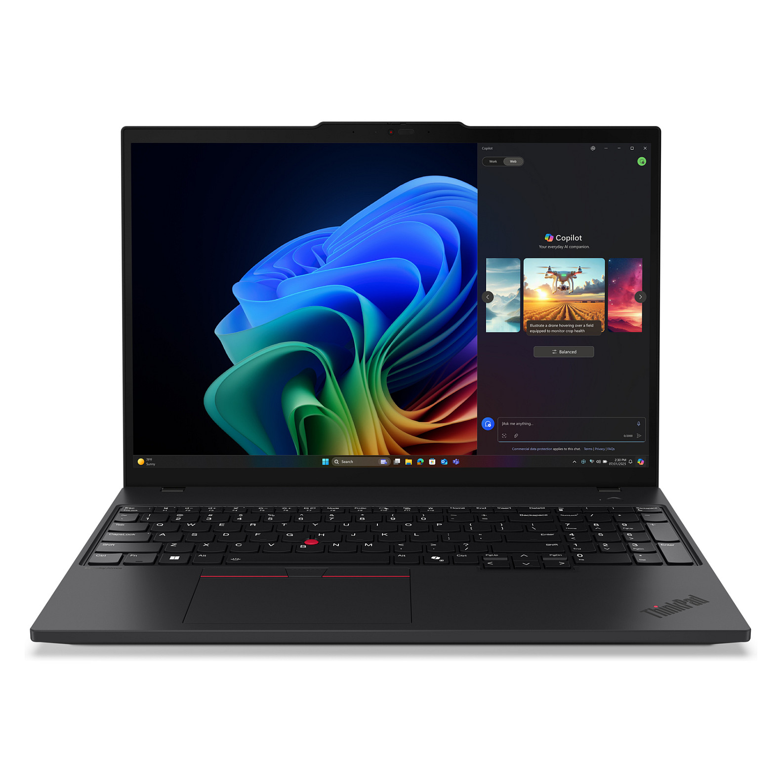 Laptop Lenovo ThinkPad T16 / Ryzen AI 7 350 / 64GB DDR5 / 1TB / 16" WUXGA IPS 60Hz / AMD Radeon 860M / DE - Zezë