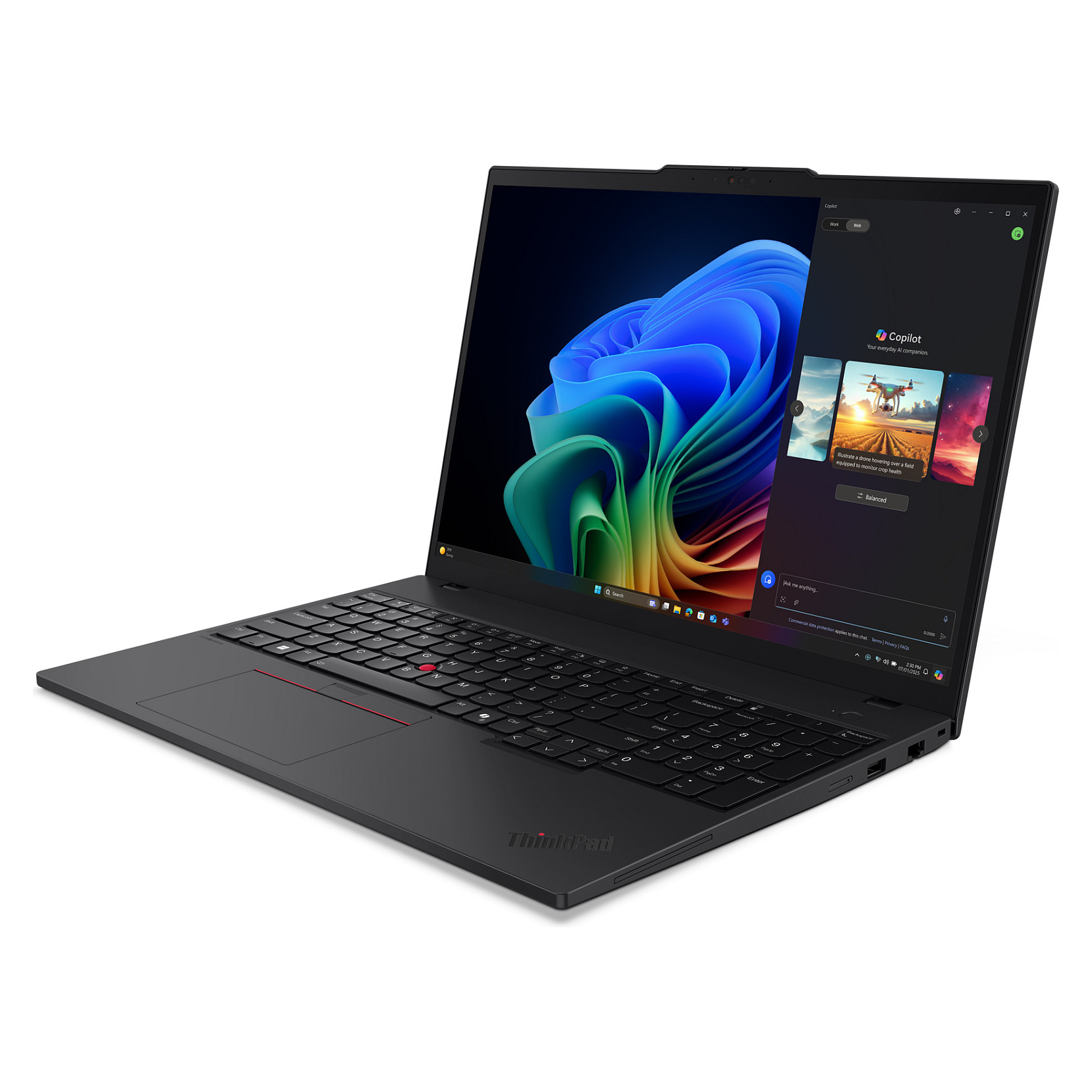 Laptop Lenovo ThinkPad T16 / Ryzen AI 7 350 / 64GB DDR5 / 1TB / 16" WUXGA IPS 60Hz / AMD Radeon 860M / DE - Zezë - Figura 3