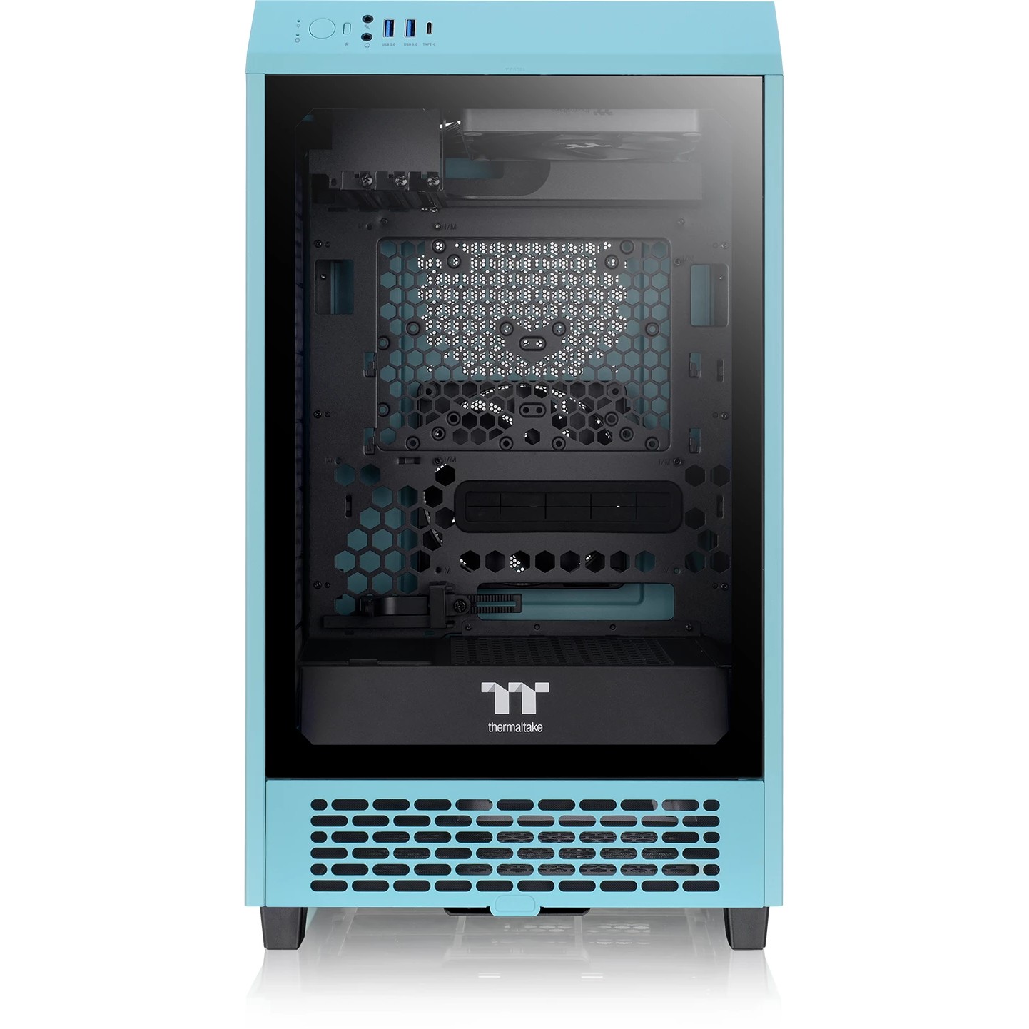 Kasë Mini Thermaltake The Tower 200 TG – Blu - Figura 2