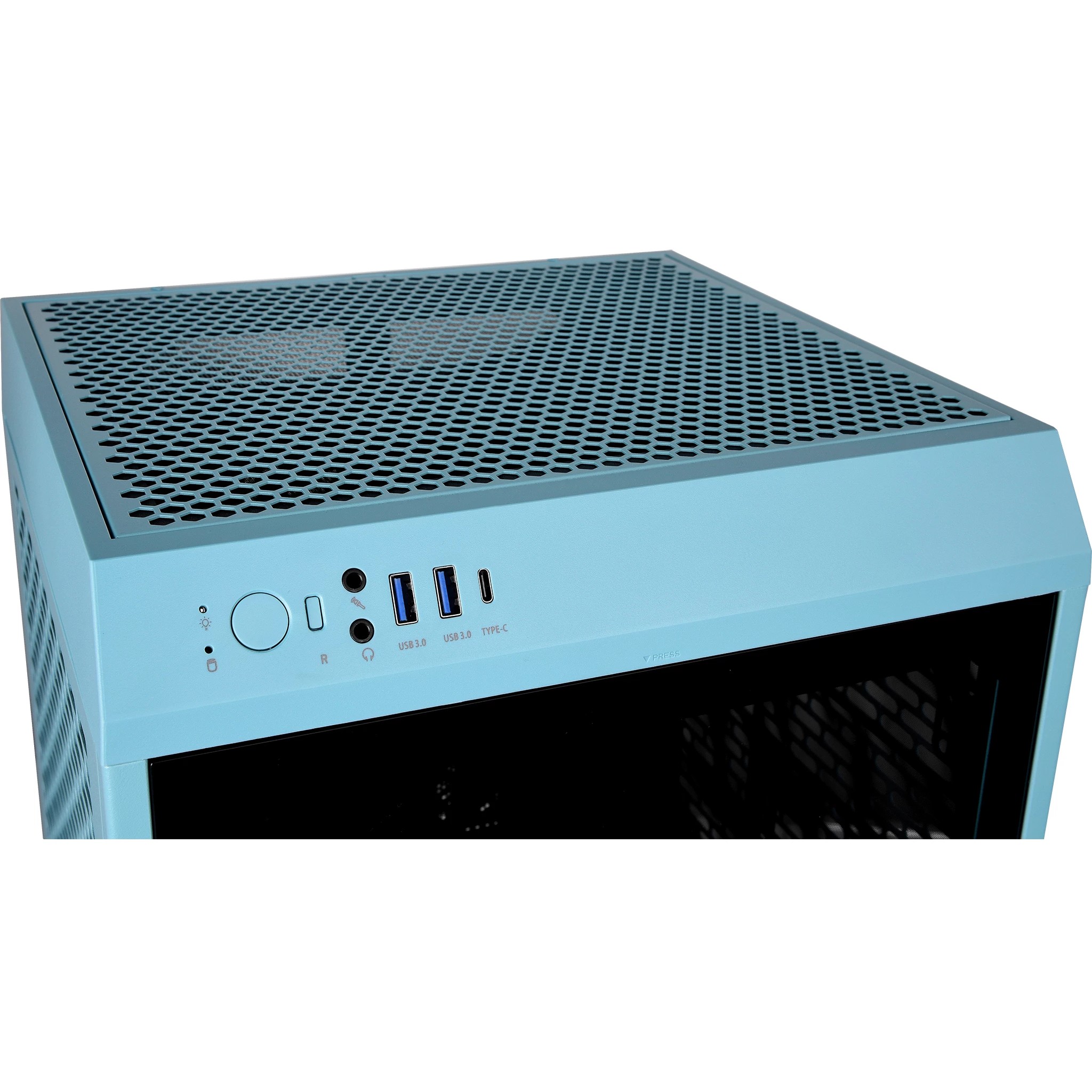 Kasë Mini Thermaltake The Tower 200 TG – Blu - Figura 4