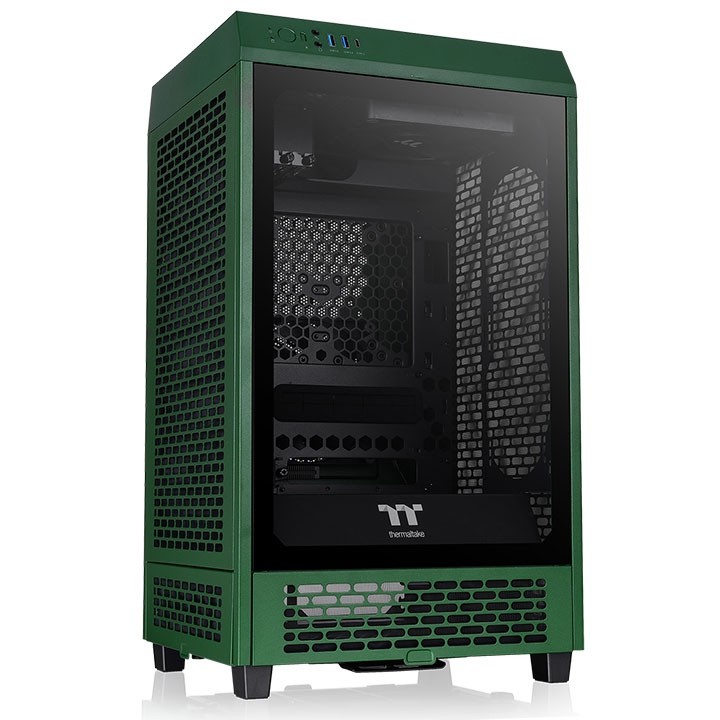 Kasë Mini Thermaltake The Tower 200 TG – Gjelbër - Figura 3