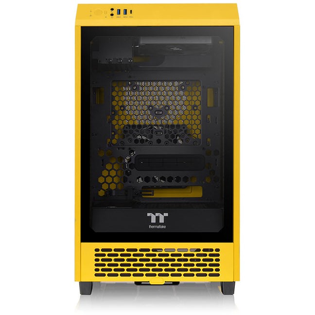 Kasë Mini Thermaltake The Tower 200 TG – Verdhë - Figura 3