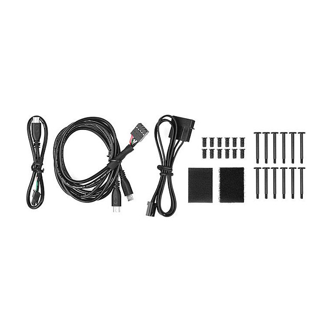 Ftohës për Kasë Thermaltake Riing Plus 12 RGB / Kit 3×Fan + 3×Lumi / 120mm - Zezë - Figura 4