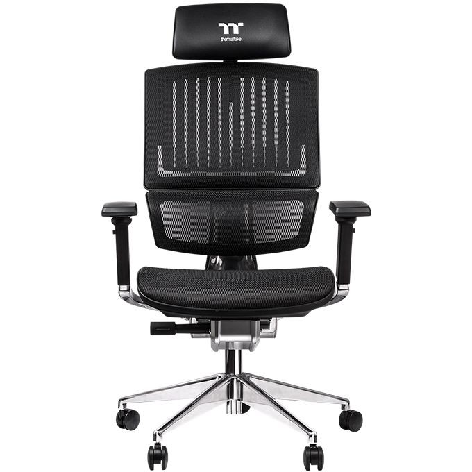 Karrige Ergonomike Gaming Thermaltake CYBERCHAIR E500 / Madhësi Comfort / Mbështetje 4D - Zezë