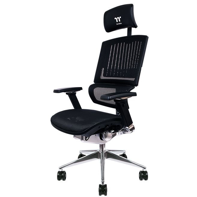 Karrige Ergonomike Gaming Thermaltake CYBERCHAIR E500 / Madhësi Comfort / Mbështetje 4D - Zezë - Figura 4