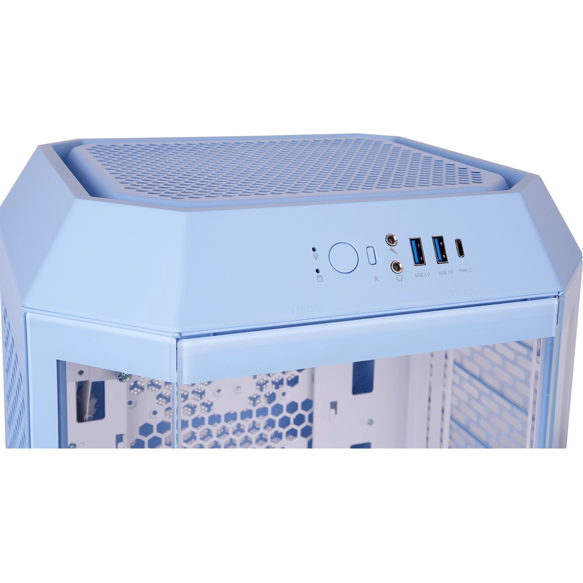 Kasë Thermaltake The Tower 250 TG – Blu e hapur - Figura 4
