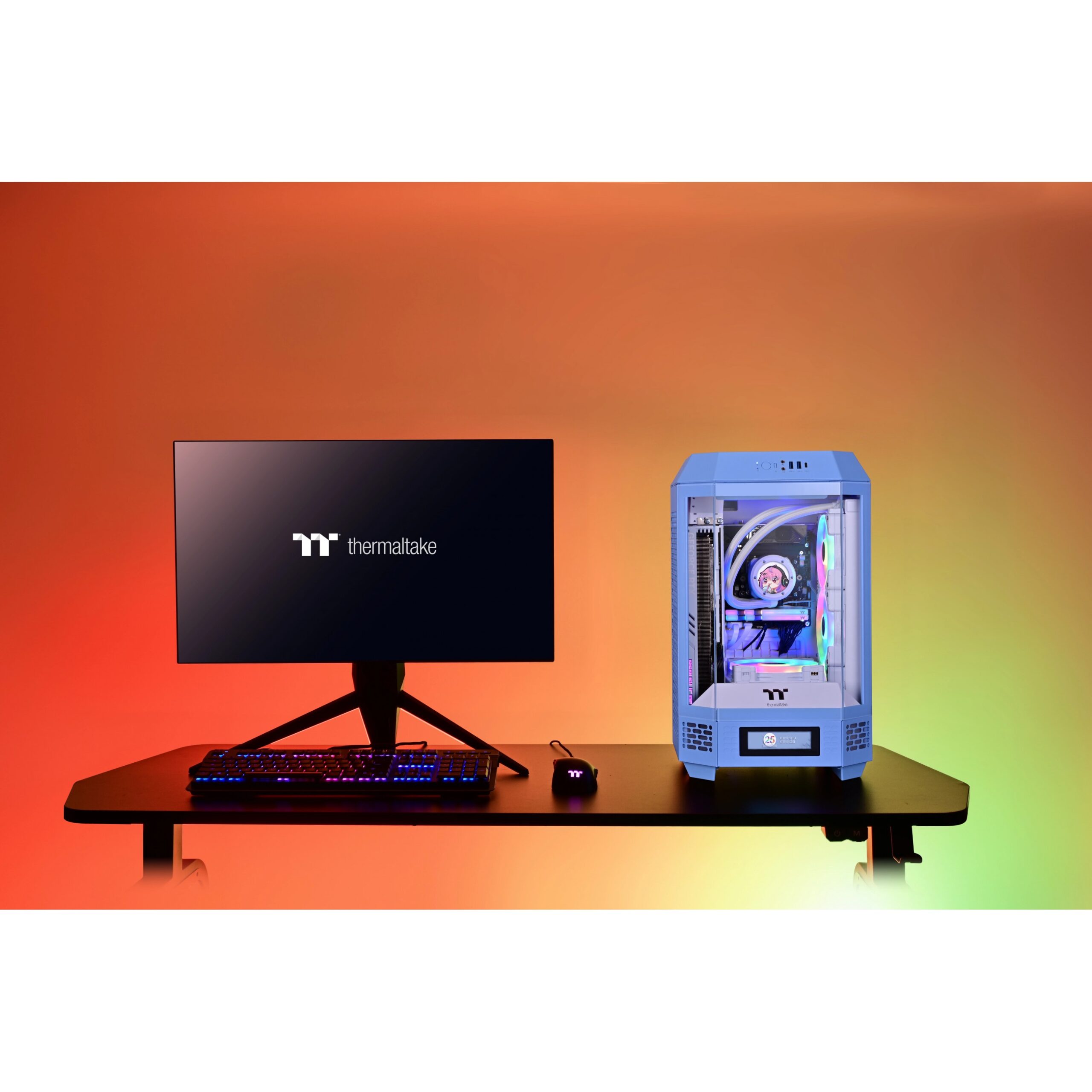 Kasë Thermaltake The Tower 250 TG – Blu e hapur - Figura 5