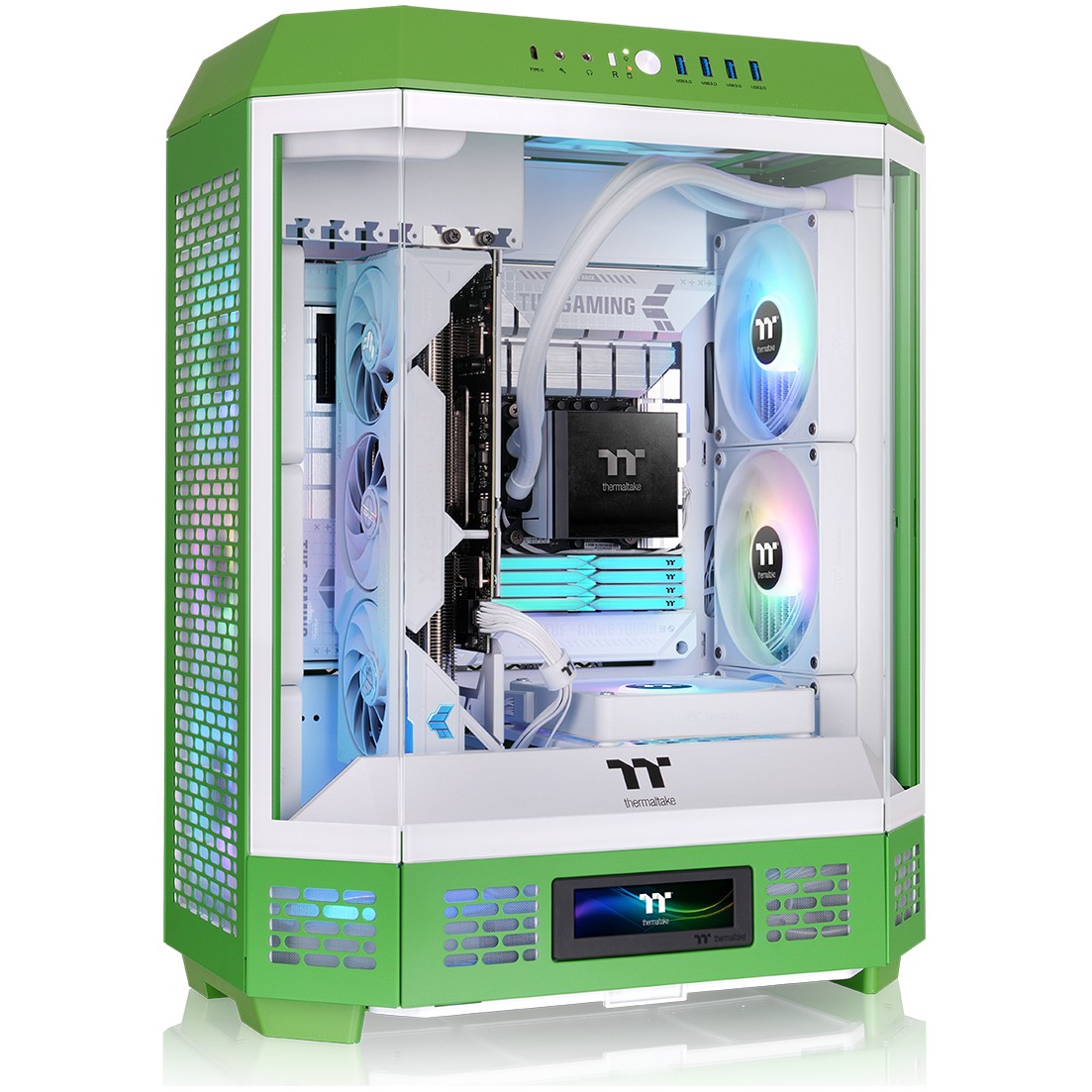 Kasë Thermaltake The Tower 600 - Gjelbër - Figura 2